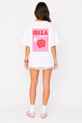 Camiseta Oversize Ibiza Bohemia — Blanco