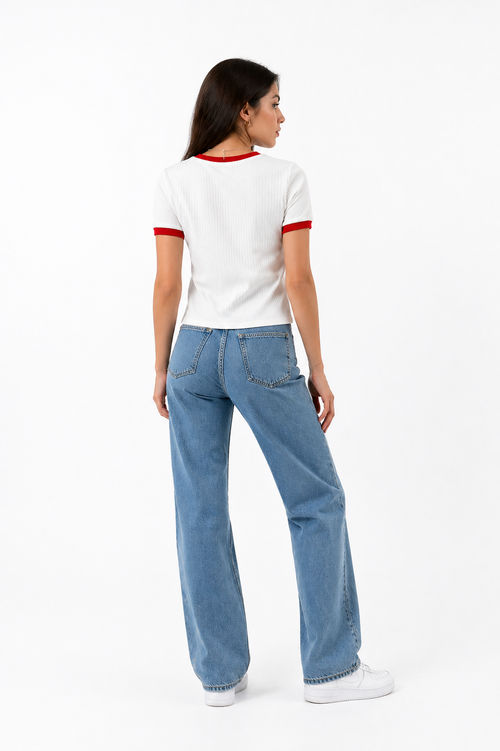 Camiseta Élise Rib