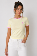 Camiseta Amélie Pastel