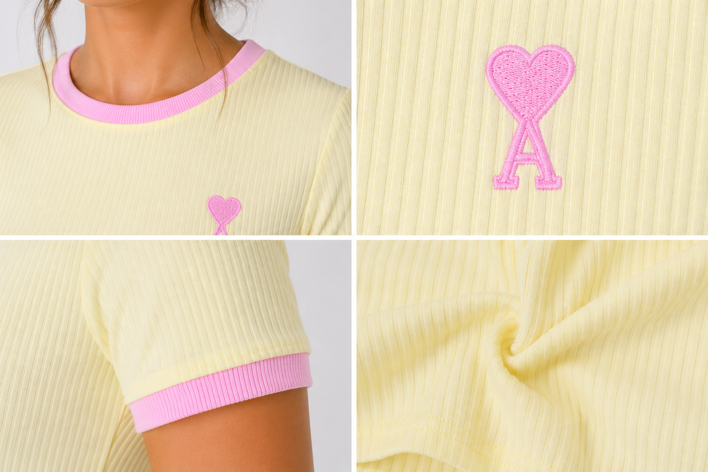 Camiseta Amélie Pastel