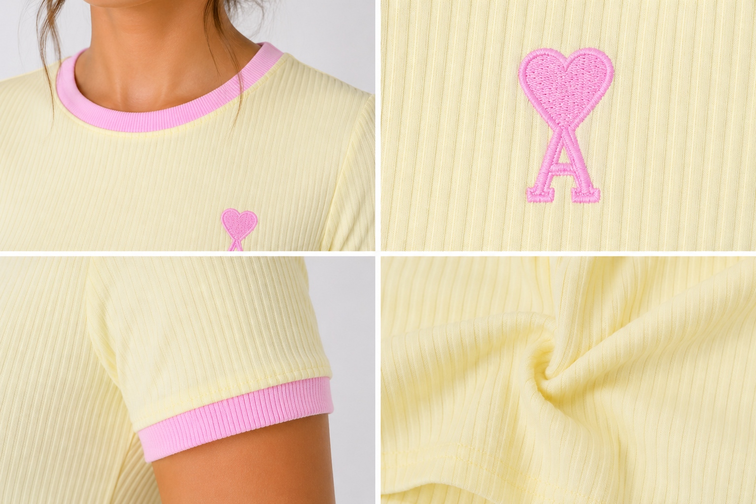 Camiseta Amélie Pastel