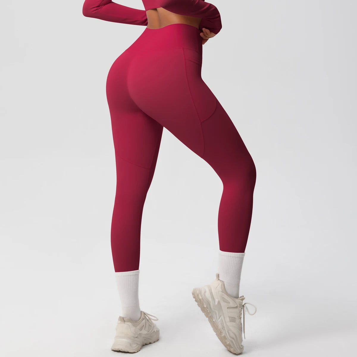 Women Seamless Yoga Leggings High Waist Push Up Yoga Leggins Gym Pants Female