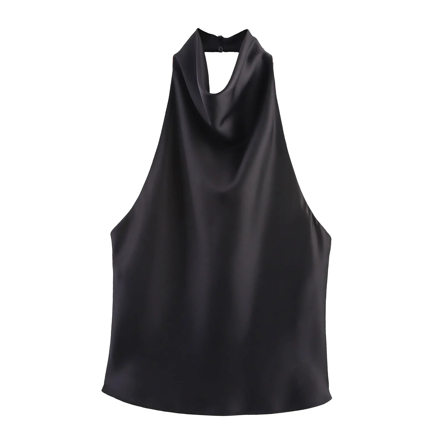 ZEVITY Women's Clothing 2026 Spring New Fashion Halter Neck Top