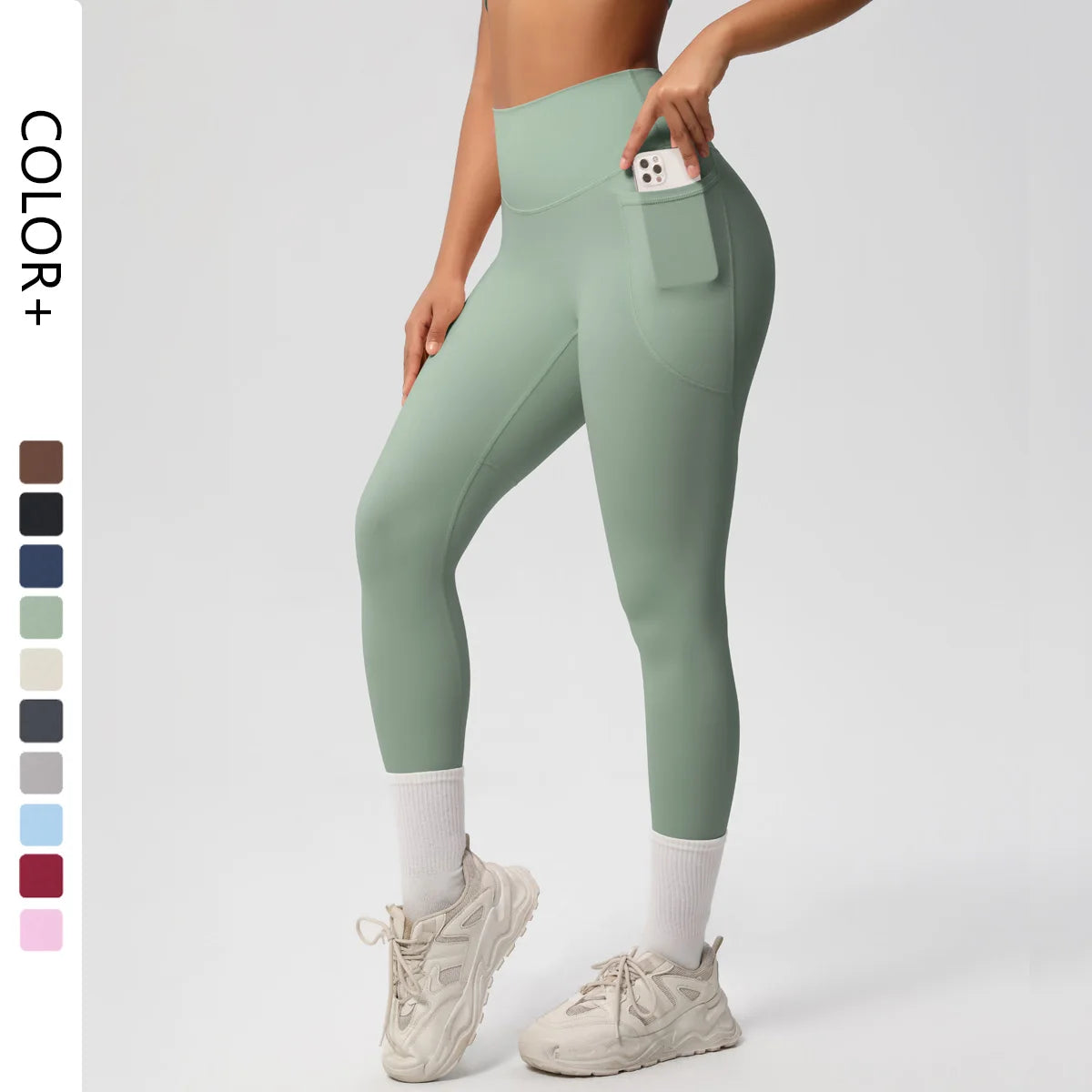 Women Seamless Yoga Leggings High Waist Push Up Yoga Leggins Gym Pants Female
