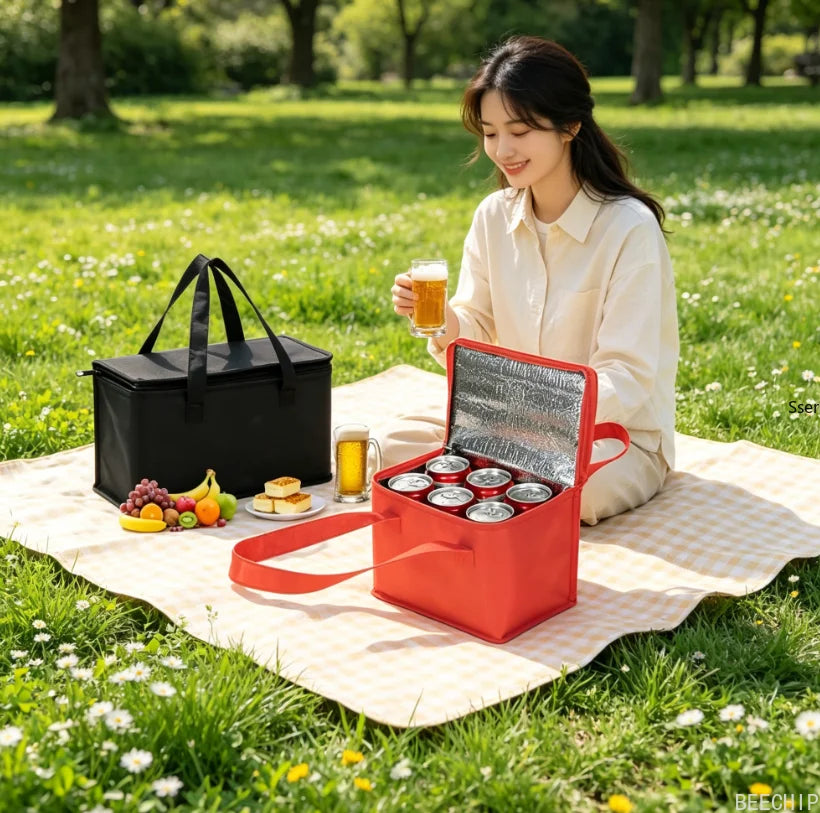 Bolsa Térmica para Almuerzo | Portátil, Plegable y Aislante | Picnic, Trabajo y Viajes